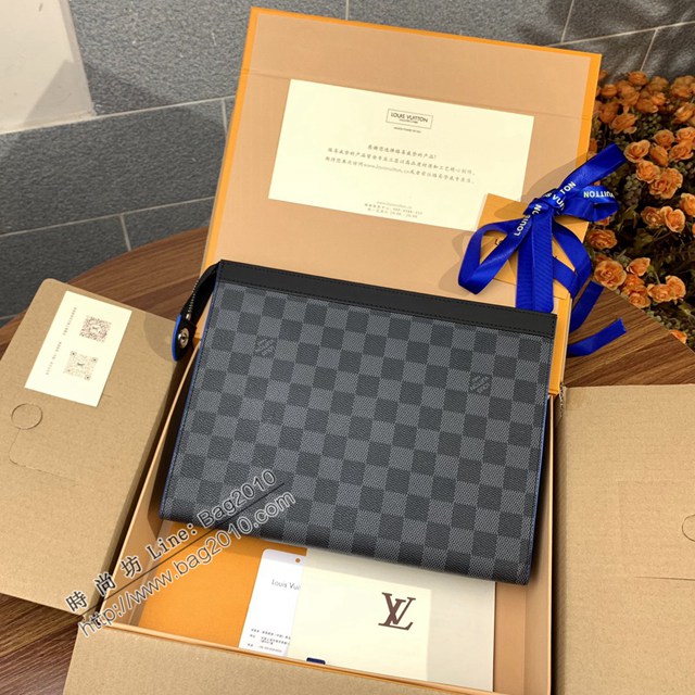 LV專櫃2023新款升級版男士手包 M60309 路易威登全新中號手袋手拿包 dn1007